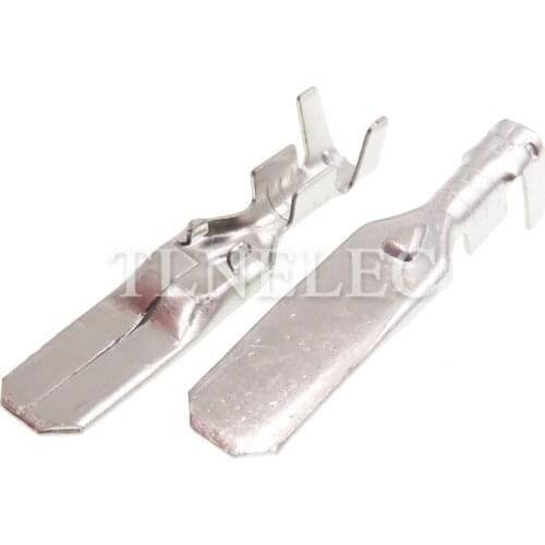 50pcs 6.3 Series High-current Automotive Connector Terminal Auto Male Crimp Wiring Splice Terminal Block Lug of DJ6119-6.3B/C