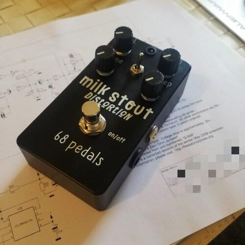 68pedals MILK STOUT RAT distortion monoblock effect