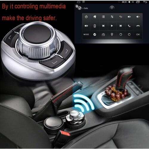 Car Steering Wheel Button Backlight DVD Radio Stereo Universal Wireless Multi-function Remote Control for Smart Interior