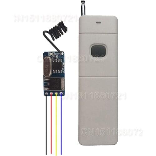 DC3.5V-DC12V lights Remote Control Switch Mini Receiver Long Range Transmitter 200-1000 3.7V 4.5V 5V 9V 12V LED Lamp