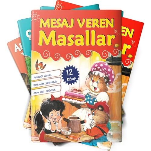 Message Giving Fairy Tales (12 Book) turkish Nutcracker and King Mouse Chocolate Home Arrogant Mouse Snow White and the Seven Dwarfs