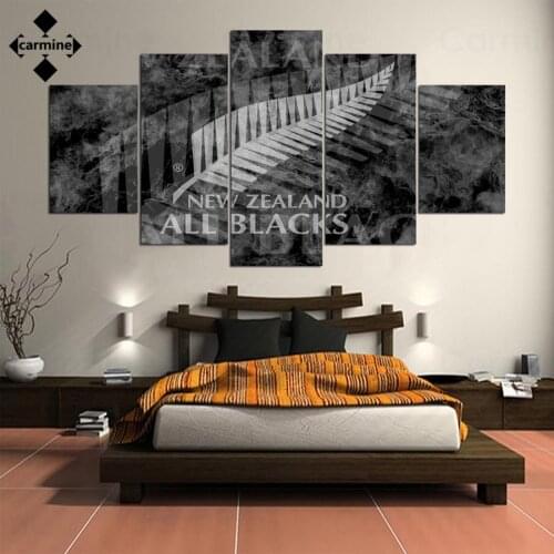 Canvas Painting for Home New Zealand Leaves Wall Art Poster and Print Black and White Printing Picture for Home Decoration Home