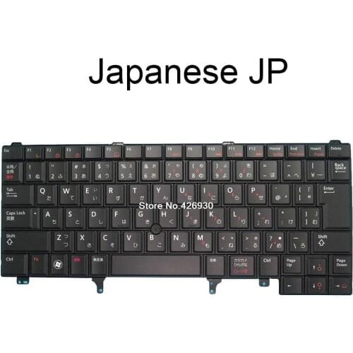 JP Laptop Keyboard For DELL For Latitude E6440 E6430S E6430 E6420 E6330 E6320 E6230 E6220 E5430 E5420M E5420 0C6DP8 PK130FN3A35