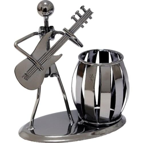 K92C Multipurpose Metal Desk Pencil Holder Office Home Decoration Desk Container Decorative Workspace Organzier for Home