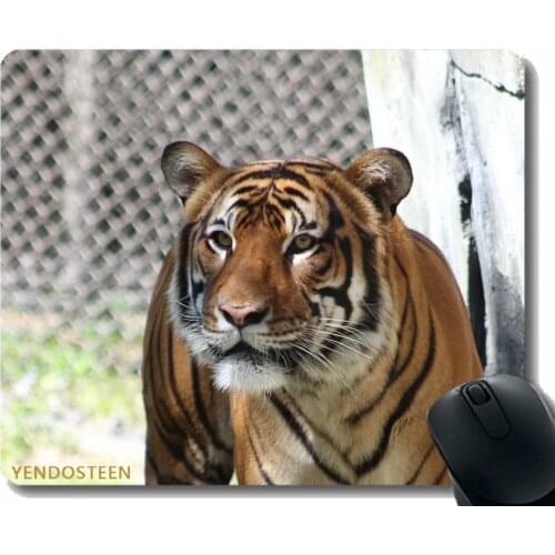 Non-Slip Rubber Gaming Mouse Pad,Tiger Predator Look 182882 Comfortable Mouse Mat For Gaming And Office