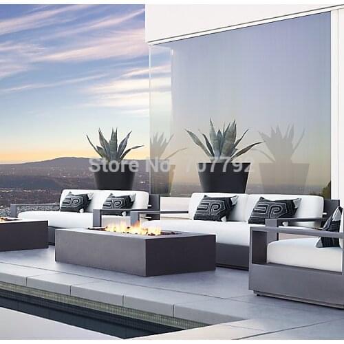 New arrival modern design classic outdoor furniture superior materials aluminum sofa for small place