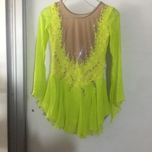 Girls Figure Skating Dresses Graceful New Brand Custom Ice Skating Dresses For Competition DR4399