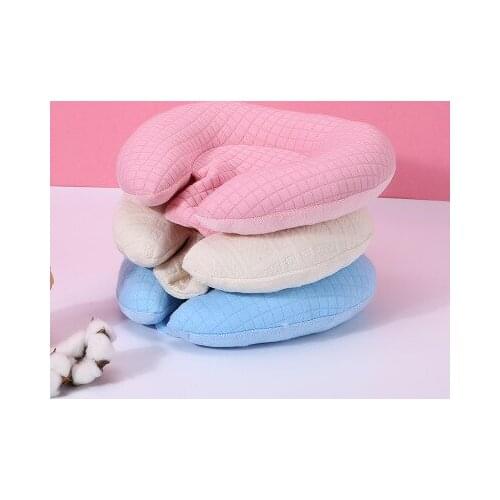 Newborn pillow, anti-eccentric head flat head baby fixed shape pillow, bebe cotton doll