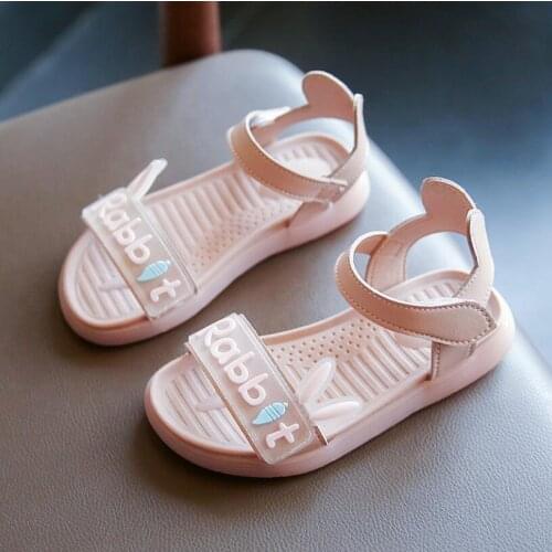 New Summer Kids Sport Leather Sandals Open Toe Toddler Princess Sandals Fashion Baby Soft Bottom Beach Shoes Sandals For Girls