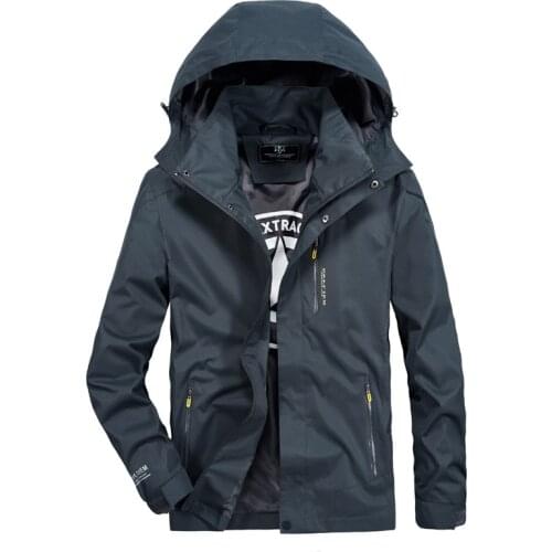 Spring Autumn Military Jacket Men Fashion Hooded Casual Loose Coat Men Plus Size M-4XL Thin Outdoor Sport Jacket Outerwear