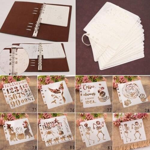 Halloween Number Stencils Template Painting Scrapbooking Embossing Stamping Album Card DIY