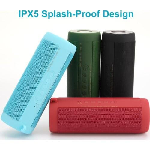 Waterproof Outdoor HiFi Column Wireless Bluetooth Speaker Subwoofer Sound Box