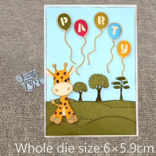 XLDesign Craft Metal Cutting Die Stencil lovely giraffe decoration Scrapbook Paper Card Craft Album DIY Embossing Die Cuts