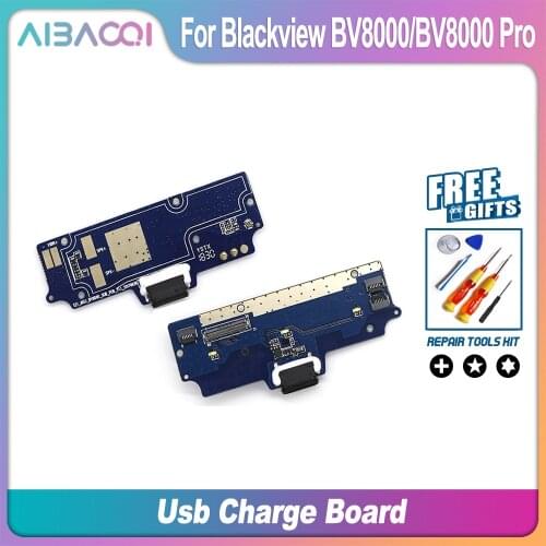 AiBaoQi Brand New USB Plug Port Charge Board For Blackview BV8000 Pro/BV8000 Mobile Phone Part Accessories
