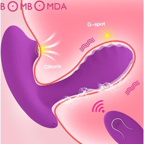 Female Vibrators for Women G Spot Vagina Clitoris Stimulator Nipple Sucker Sucking Dildo Remote Control Masturbators Sex Toys