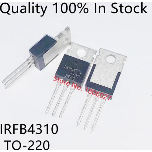 10pcs/lot IRFB4310 B4310 TO-220 140A100V high power FET N-channel power MOS