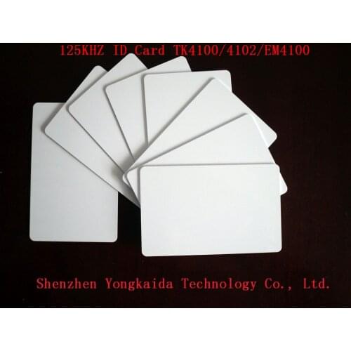 20000pcs/lot 125khz RFID Blank id card tk4100 rfid