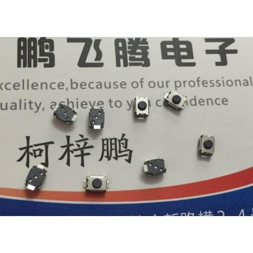 25PCS/lot High quality tact switch square patch 2 feet 3*4*2mm small tortoise micro switch