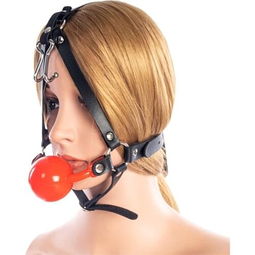 4.8cm Ball Gag with Nose Hook