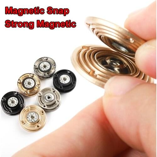 5 Pcs 23/25mm Magnetic Snaps Purse handbag Clasp Quality Metal Button DIY Bag Craft