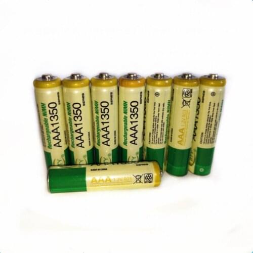 8pcs/lot 1.2V AAA Rechargeable Battery High Power High Density 1350mAh AAA Rechargeable Ni-MH Battery for Children Toy Battery