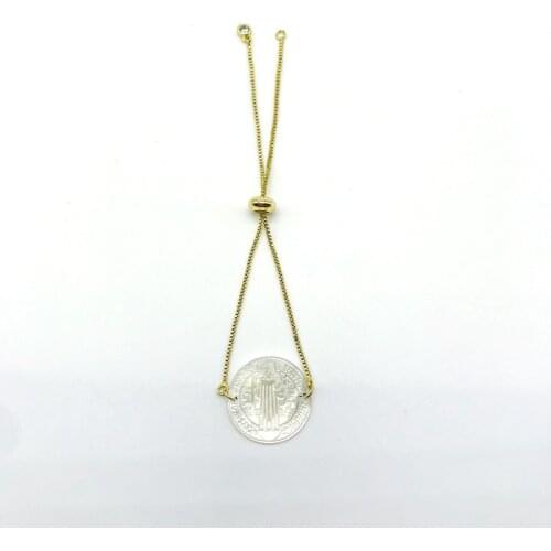 5pcs/lot Religion Jewelry San Benito Jesus Shell Tennis Chain Bracelets