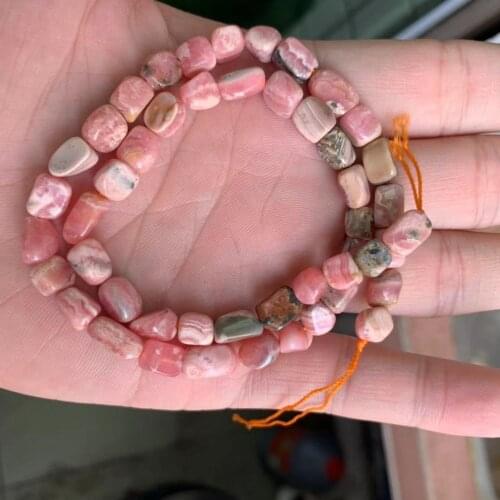Natural Rhodochrosite stone beads freefrom stone beads DIY spacer beads for jewelry making strand 15" wholesale