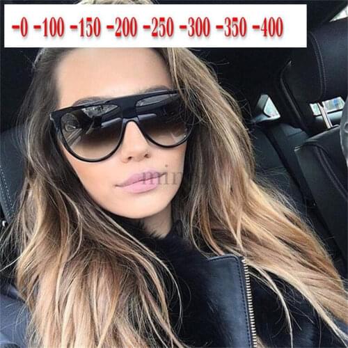 MINCL NEW Anti-UV Finished Optical Prescription Eyeglasses Frames With Myopia Lens For Women Men Sun Photochromism Eyeglasses NX
