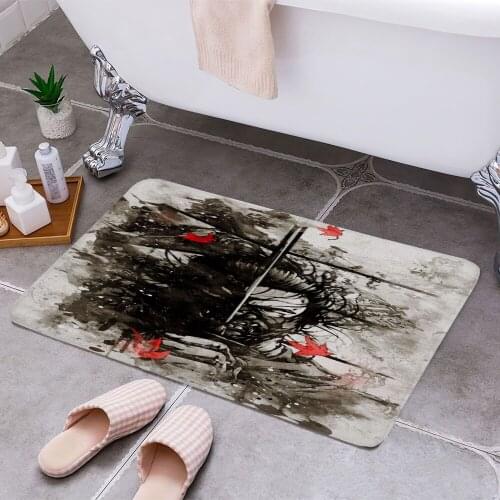 Ghost of Tsushima 3D Print Doormats Rectangle Non-Slip DoorMat Bedroom Kitchen Entrance Print Door rugs Dropshipping