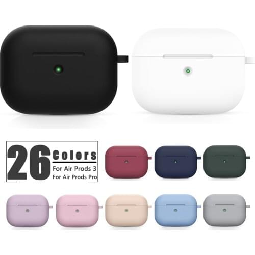 Silicone Case For Apple AirPods Pro 3 Cover Protective Earphone Case Protective for apple airpods 3 Earphone Accessories Cover