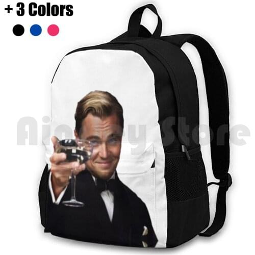 Leo As Jay Gatsby Outdoor Hiking Backpack Waterproof Camping Travel Jay Gatsby Leonardo Di Caprio Leo Leo Di Caprio Movies The