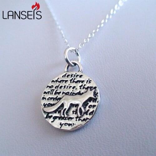 20pcs Inspirational Fox Charm Necklace 15mm