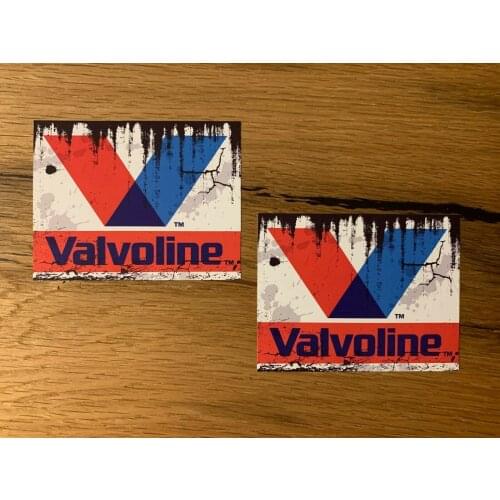 Vintage Aufkleber Valvoline Service USA Hotrod Oldtimer Sticker Diorama MG073