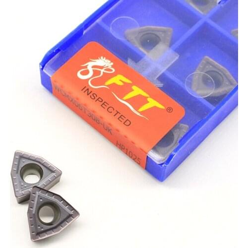 High quality WCMX06T308 UK HP1025 CNC milling blade lathe tools Brand new original carbide tool metal Internal turning tool