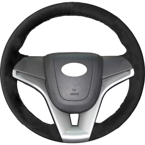 Alcantara Leather Suede Car Steering Wheel Cover for Chevrolet Cruze 2009-2014 Aveo 2011-2014 Holden Cruze 10