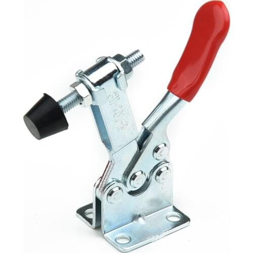 1 PCS/set Red Crank Clamp GH-201B 100kg Quick Release Tool Horizontal Clamp Manual Heavy Tool Accessories