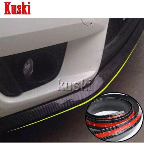 2.5m Car Front Chin Spoiler Stickers For Nissan Qashqai X-TRAIL Juke TIIDA Note Almera March Citroen C4 C5 C3 C2 Accessories