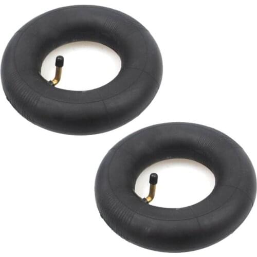 2 Pack 2.80/2.50-4 inch Inner Tube with TR87 Bent Valve Stem for Scooters, Lawn Mowers, Wheelbarrows, Hand Trucks
