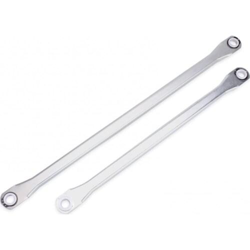 80% Hot 2Pcs Car Auto Aluminum Alloy Windscreen Wiper Motor Linkage Push Rods Replacement for Vauxhall Auto Replacement Parts