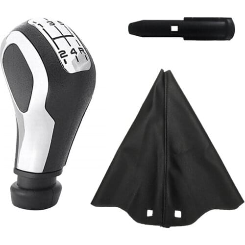 Car 5 Speed Manual Gear Shift Knob With Dust-Proof Cover for Peugeot 106 206 207 307 407 for Citroen C3 C4 C5