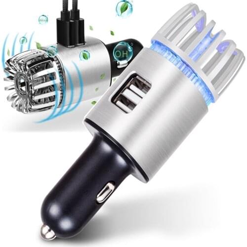 Car air purifier Ionizer Powerful Car Air Freshener,Purifier Oxygen Bar 5.6 million Ionizer 12V Car Cigarette Lighter Plug