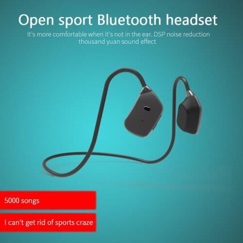 Bone Conduction Bluetooth Headset HiFi Stereo Surround Wireless Sports Earphone Hands-free Waterproof Headphone With Microphone