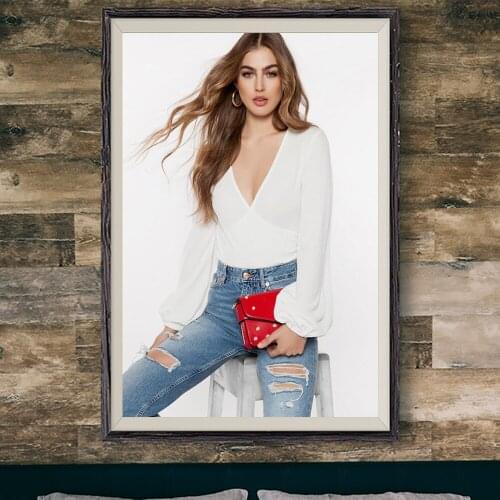 E187 Sophie Evi Marie Sexy Model Movie Star Wall Silk Cloth Poster Art Home Decoration Gift