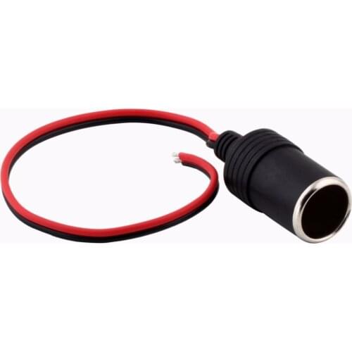 Hot Universal DC Female Car Vehicles Cigarette Lighter Socket Extension Plug Connector Power Adapter Cable 12V/24V Socket