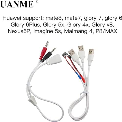 UANME Phone Current Test Cable DC Power Supply Wire For Huawei P7 P6 P8/Honor 4X 5X/Mate7 8/ Nexus6P Failure Detect Repair Tools