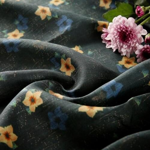 [Mo Yi] Custom Pattern Digital Printing Fabric Large Swing Dress Shirt Clothing Fabric Vacation Style