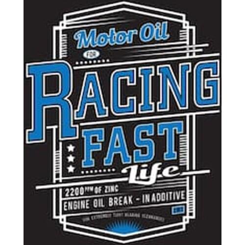 Motor oil racing fast life ENGINE oil breax Motor Car Sticker Decal