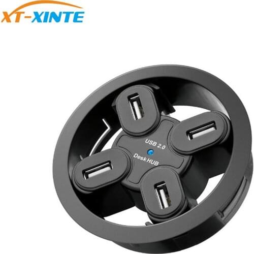 XT-XINTE Device Charging Mount In Desk Hubs USB 3.0/2.0 HUB Adapter with SD/TF Port 3/4 Ports USB3.0/2.0 Usb Hub