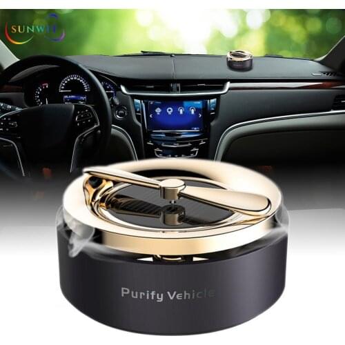 HOT SALES New Arrival Car Air Freshener Solar Energy Aromatherapy Diffuser Interior Essential Oil Diffuser for Car