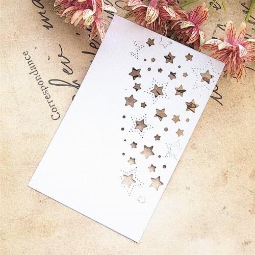 12.2x7.2cm Flower Star tail Cutting dies metal crafts paper die-cutting /DIY embossing Easter and New Year Scrapbooking